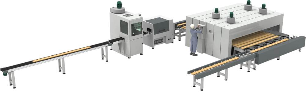 Stanza Machinery v- Horno de convección de transferencia transversal Serie Convex